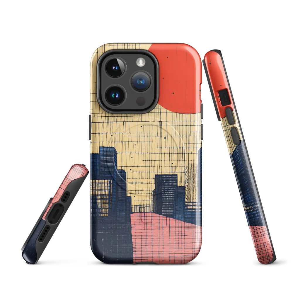 Urban Echoes: A Minimalist Cityscape