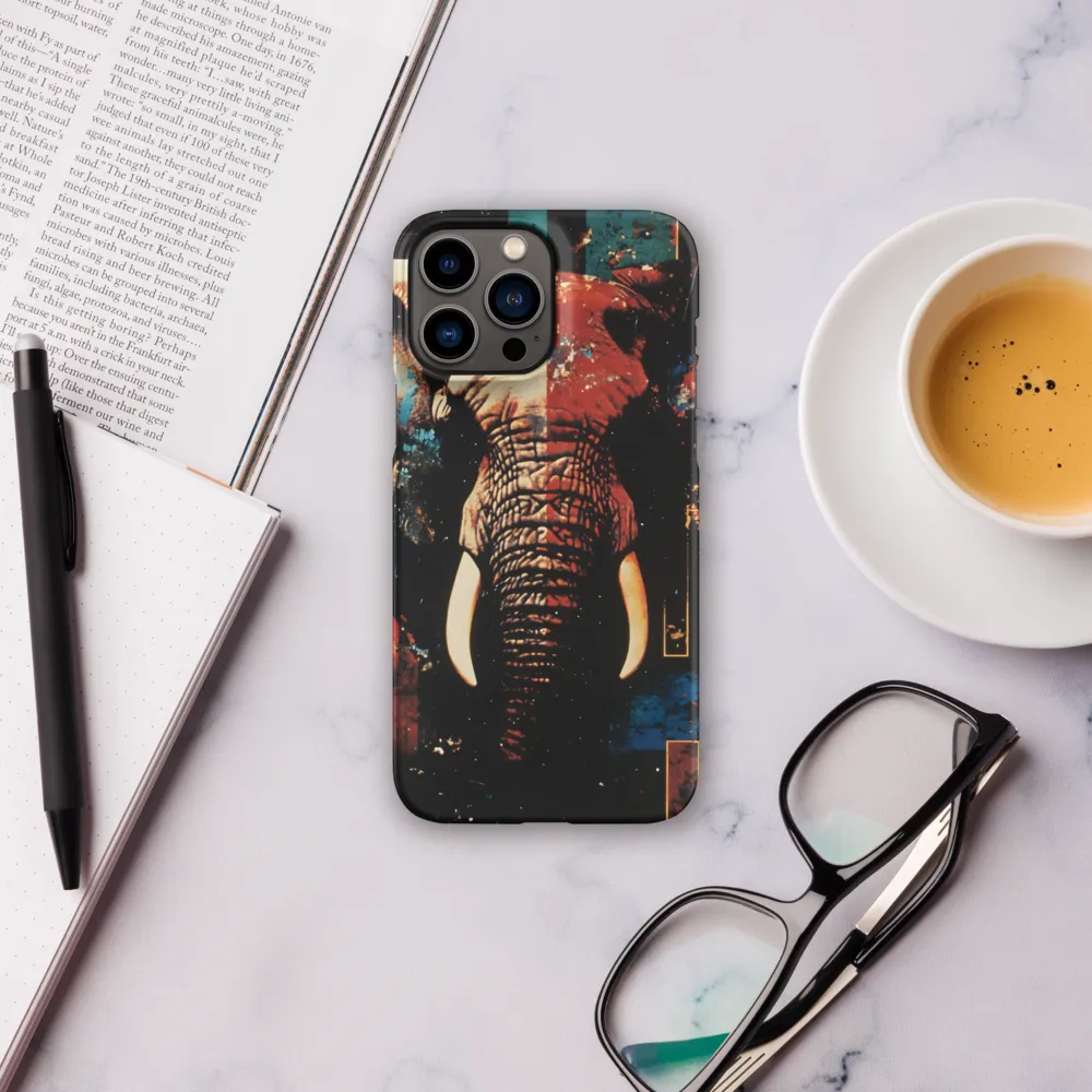Majestic Mosaic: The Elephant | Phone Case |  13 Pro Max | Snap Case | Matte