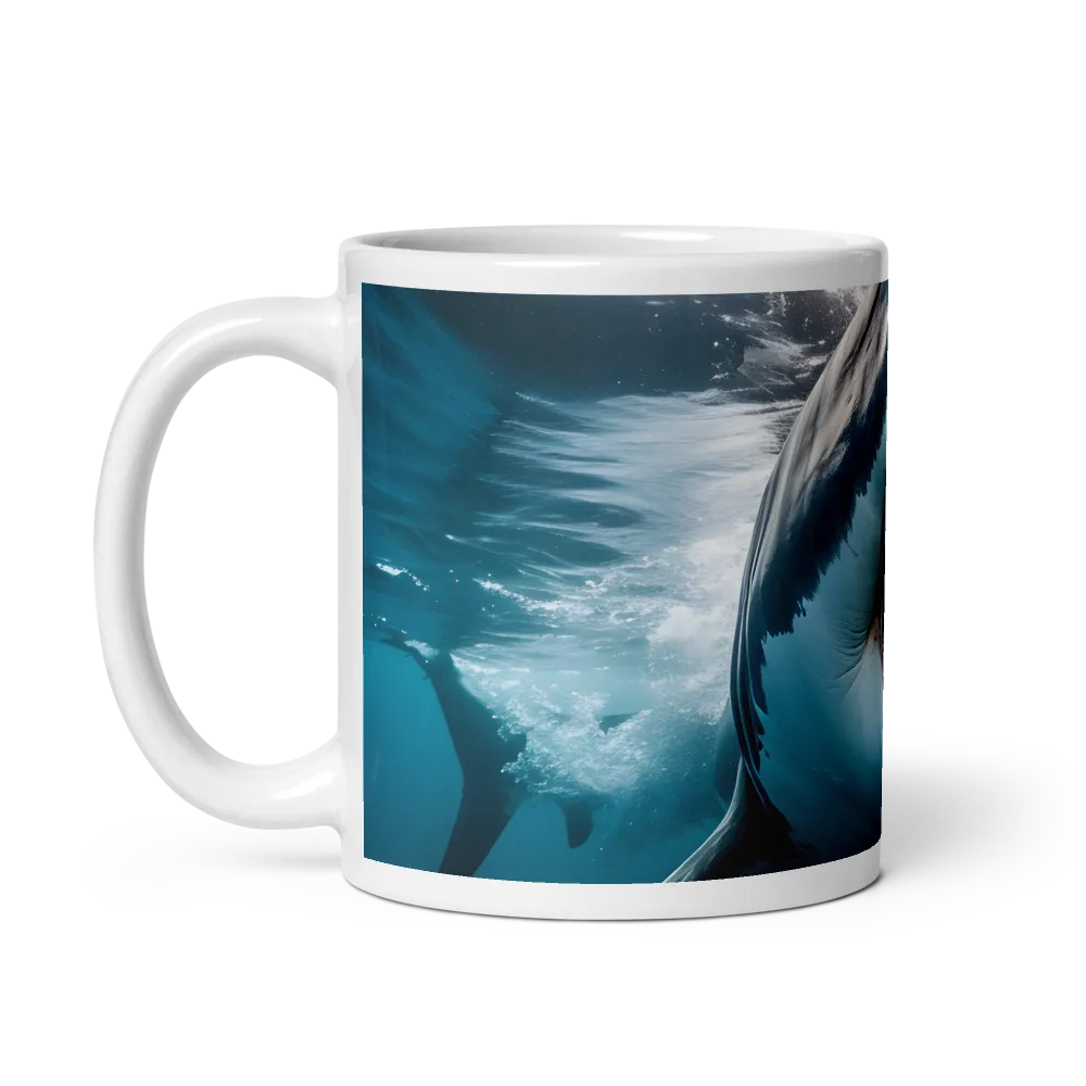 Majesty of the Ocean: The Great White Shark | Mug with White inside | 11 oz