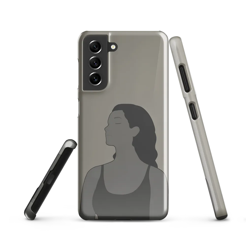 Serenity in Monochrome | Phone Case |  S21 | Snap Case | Glossy