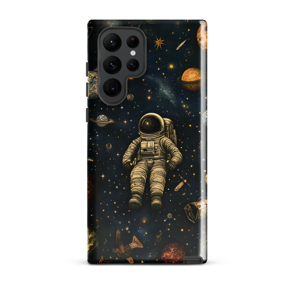 Cosmic Voyage: An Astronaut's Solitude