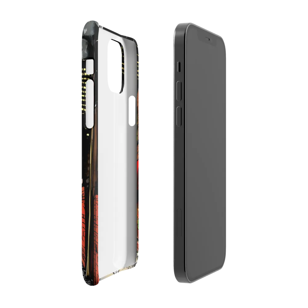 Nocturnal Cityscape: The Hidden Alley | Phone Case |  12 | Snap Case | Matte
