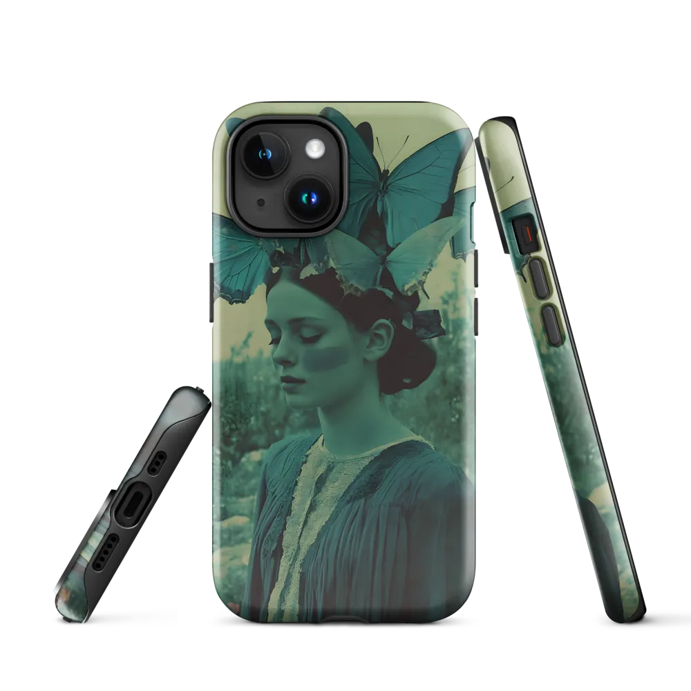 Crown of Teal Butterflies
