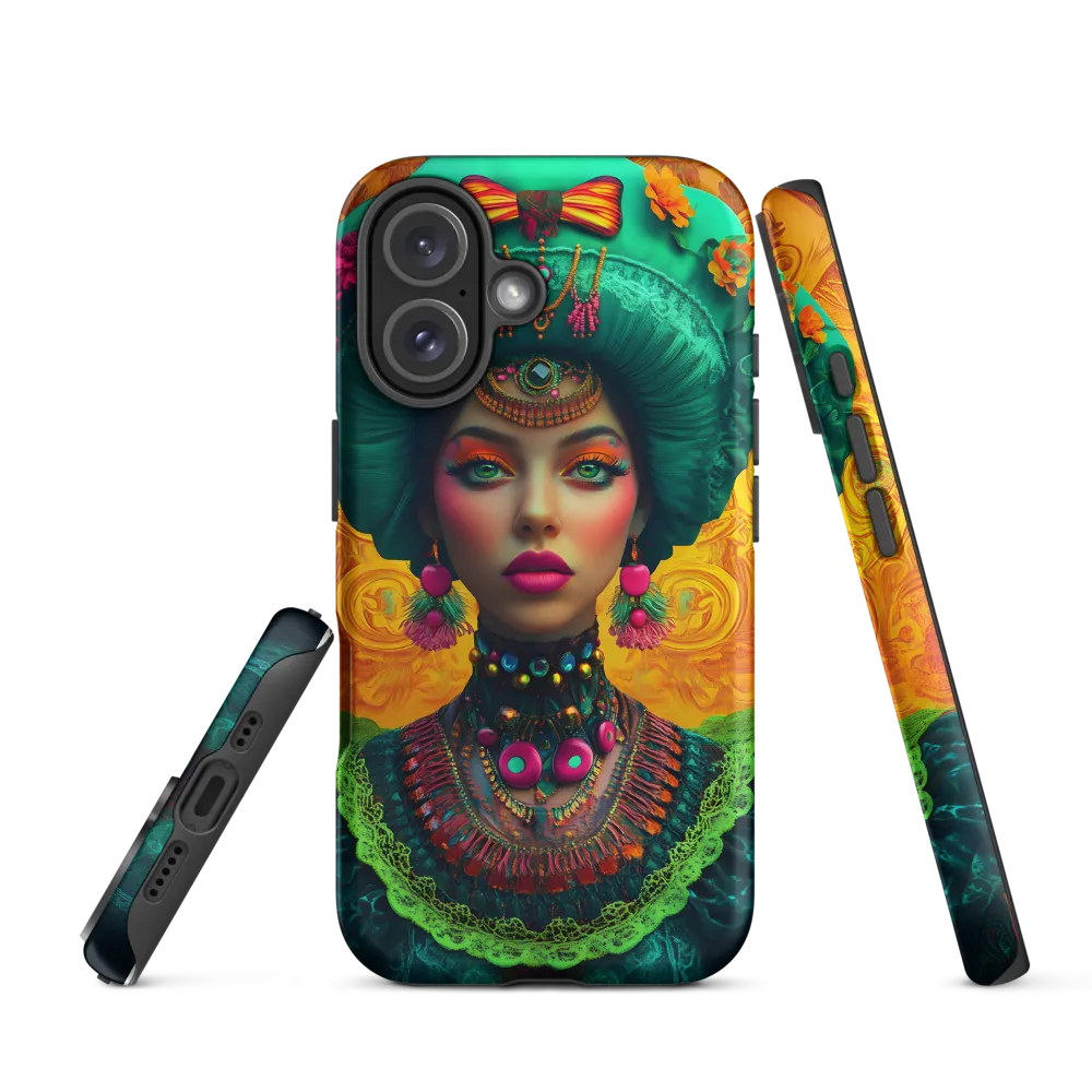 Feminine Elegance in Surreal Splendor | Phone Case