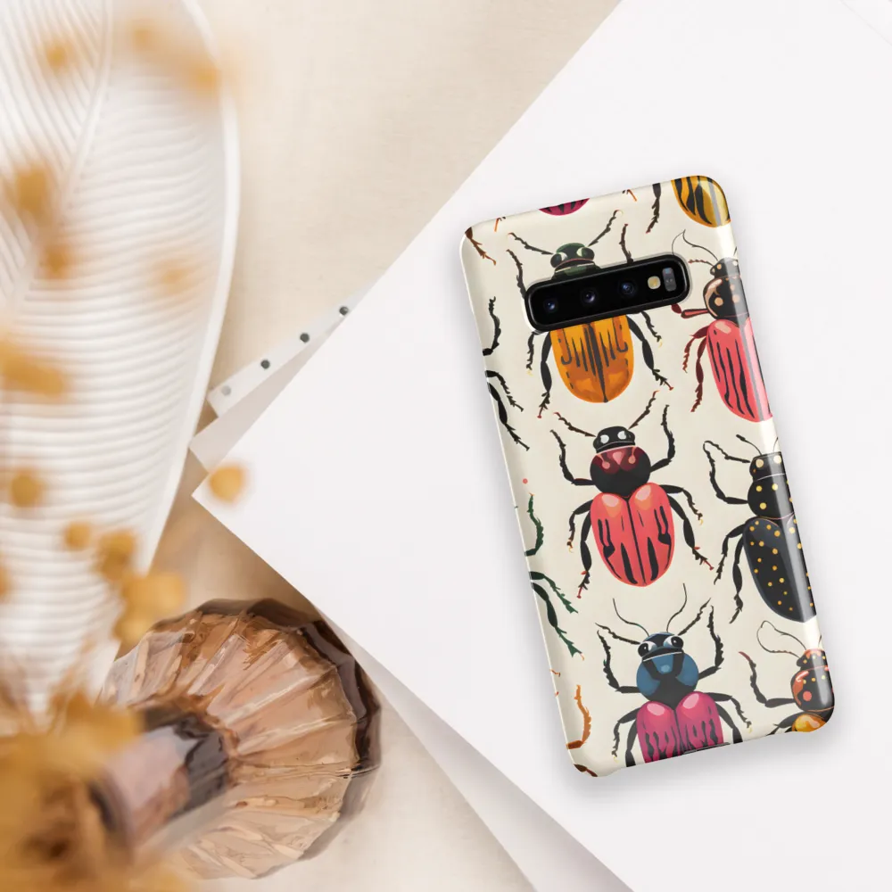 Beetle Mosaic: A Colorful Exploration of Insects | Phone Case |  S10 Plus | Snap Case | Glossy