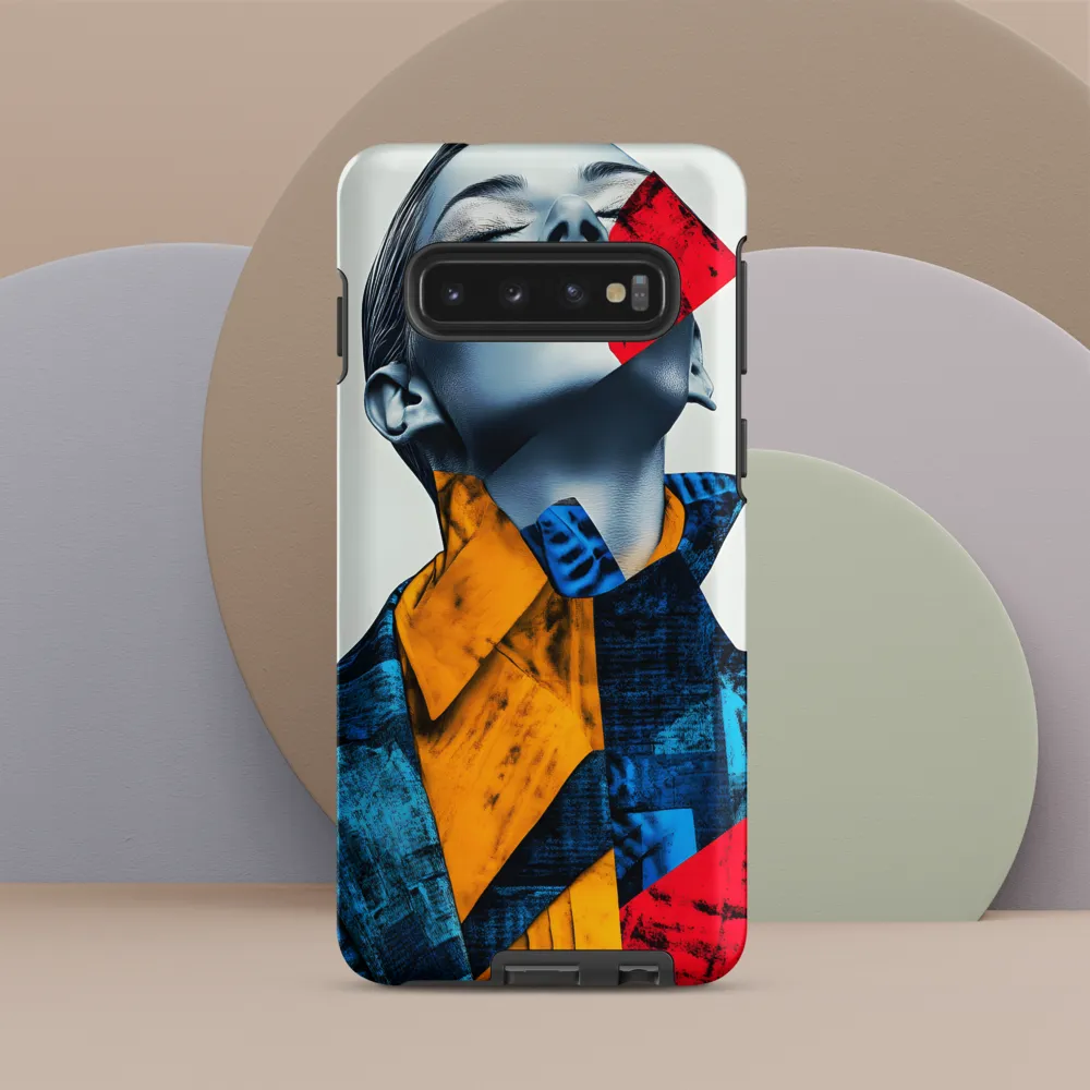Fragmented Confidence: A Surreal Fashion Portrait