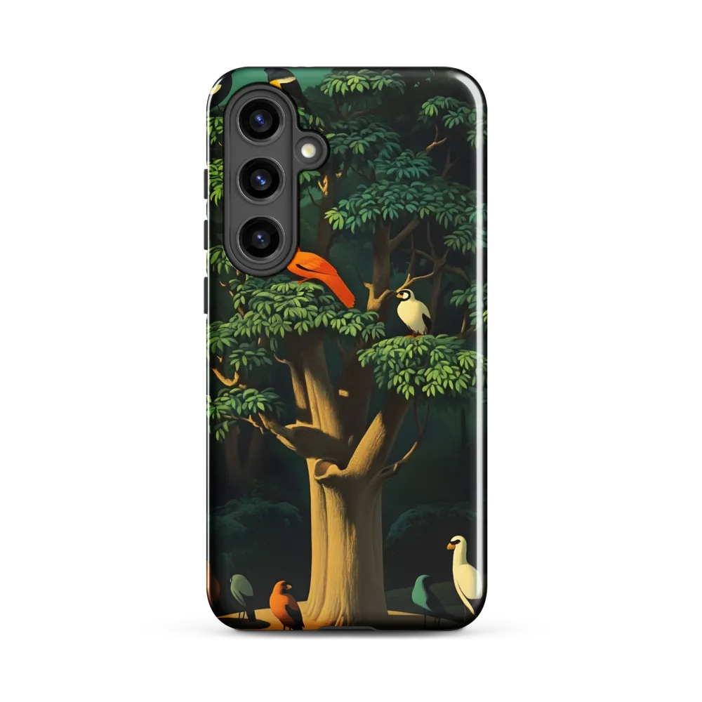 Harmony in Color: A Surreal Bird Symphony