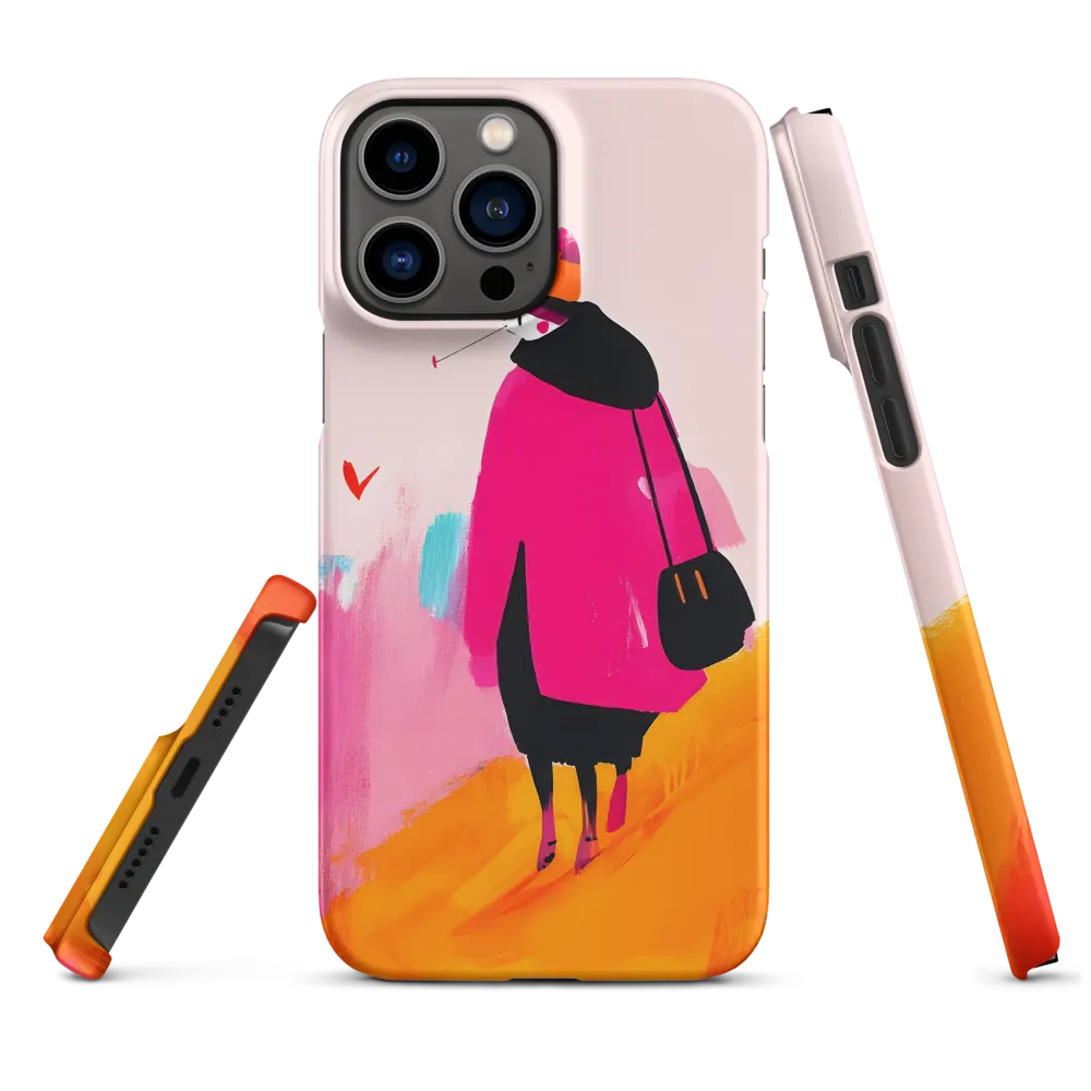 Wanderer in Pink | Phone Case |  13 Pro Max | Snap Case | Matte