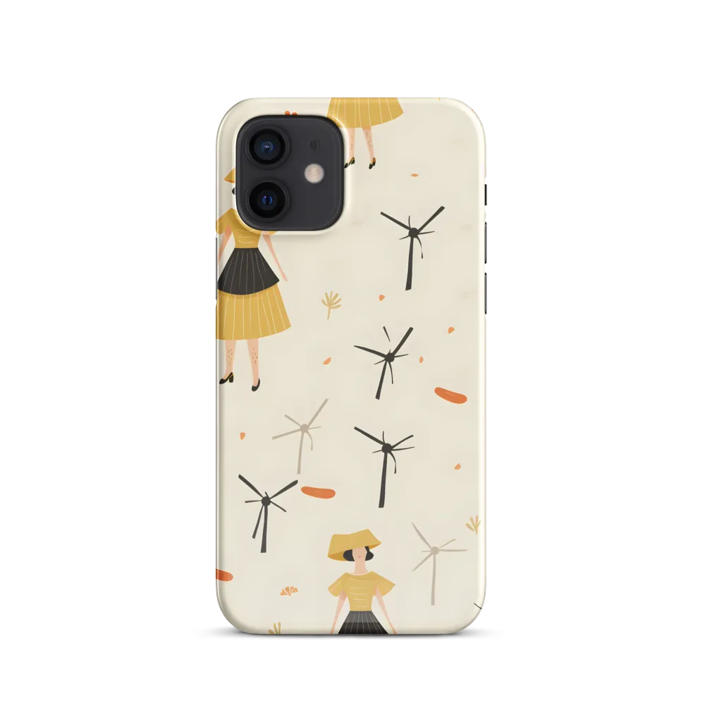 Whimsical Patterns of Nature and Femininity | Phone Case |  12 | Snap Case | Glossy