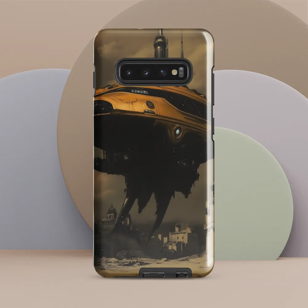 Ethereal Enigma Above a Ruined City | Phone Case |  S10 Plus | Tough Case | Glossy