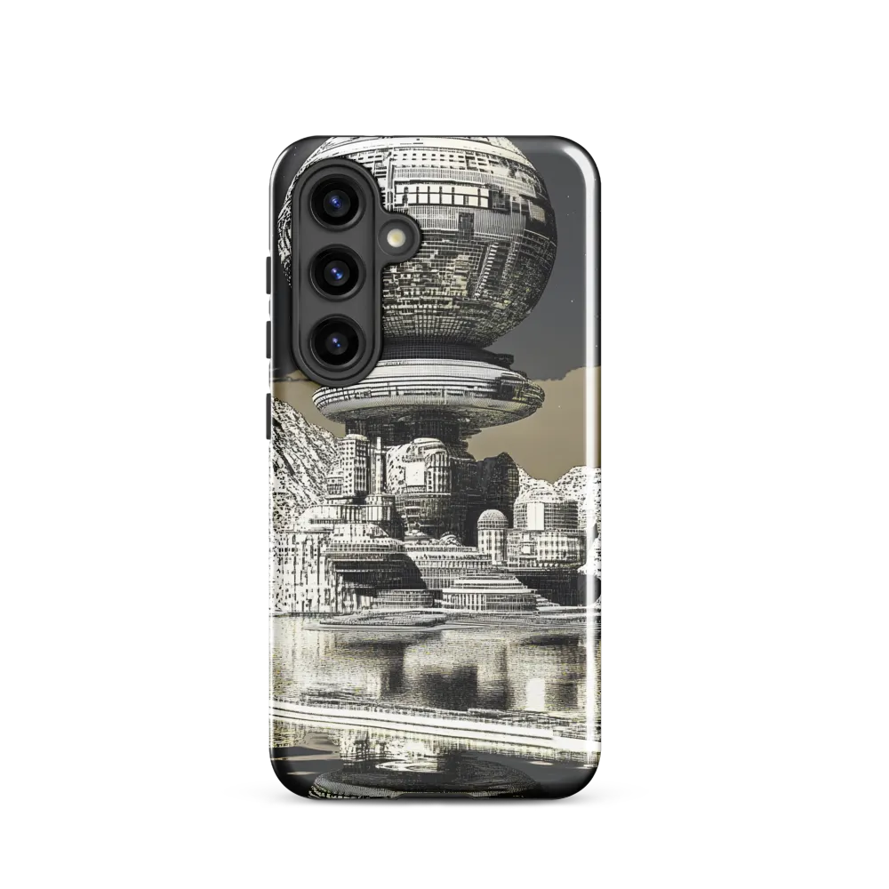 Reflections of a Futuristic Dreamscape | Phone Case |  S24 | Tough Case | Glossy