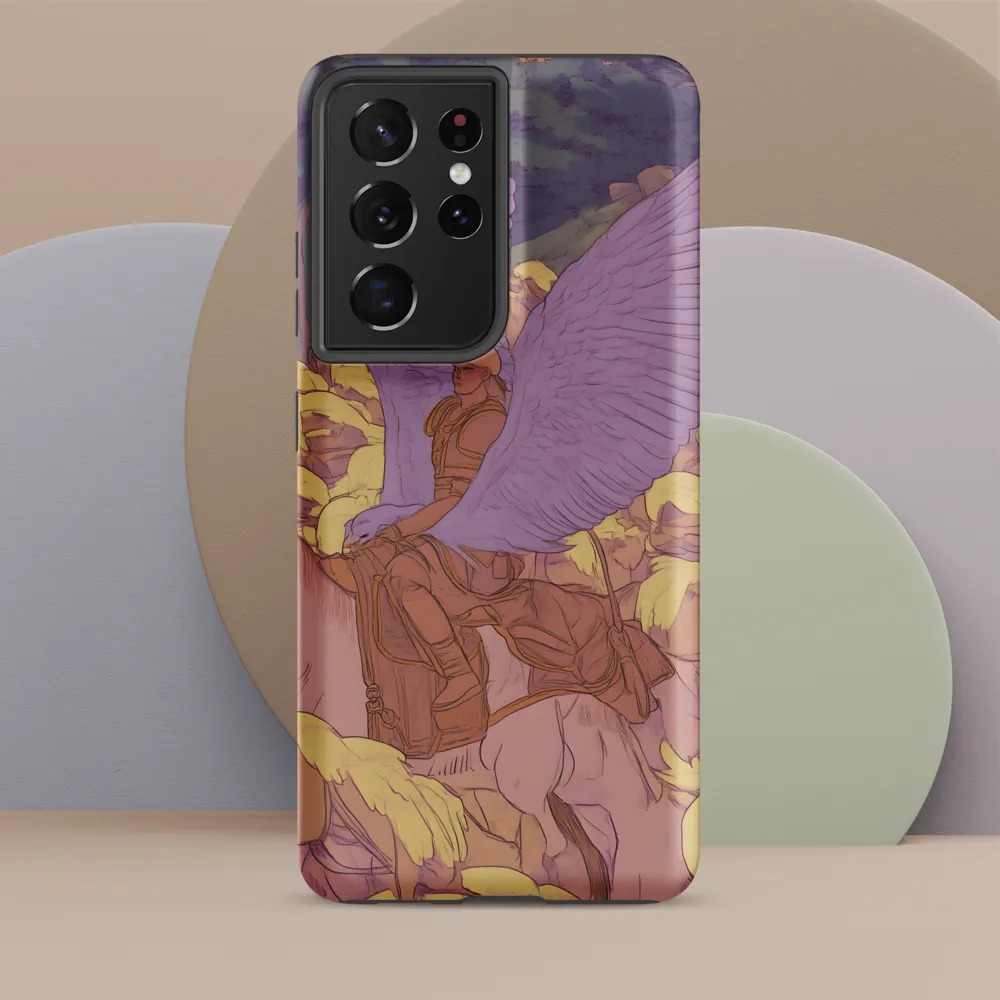 The Winged Guardian | Phone Case |  S21 Ultra | Tough Case | Matte