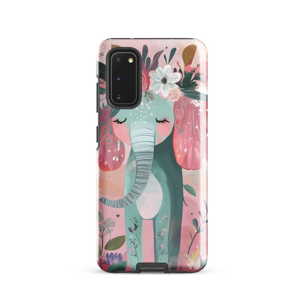 Whimsical Elephant in Bloom