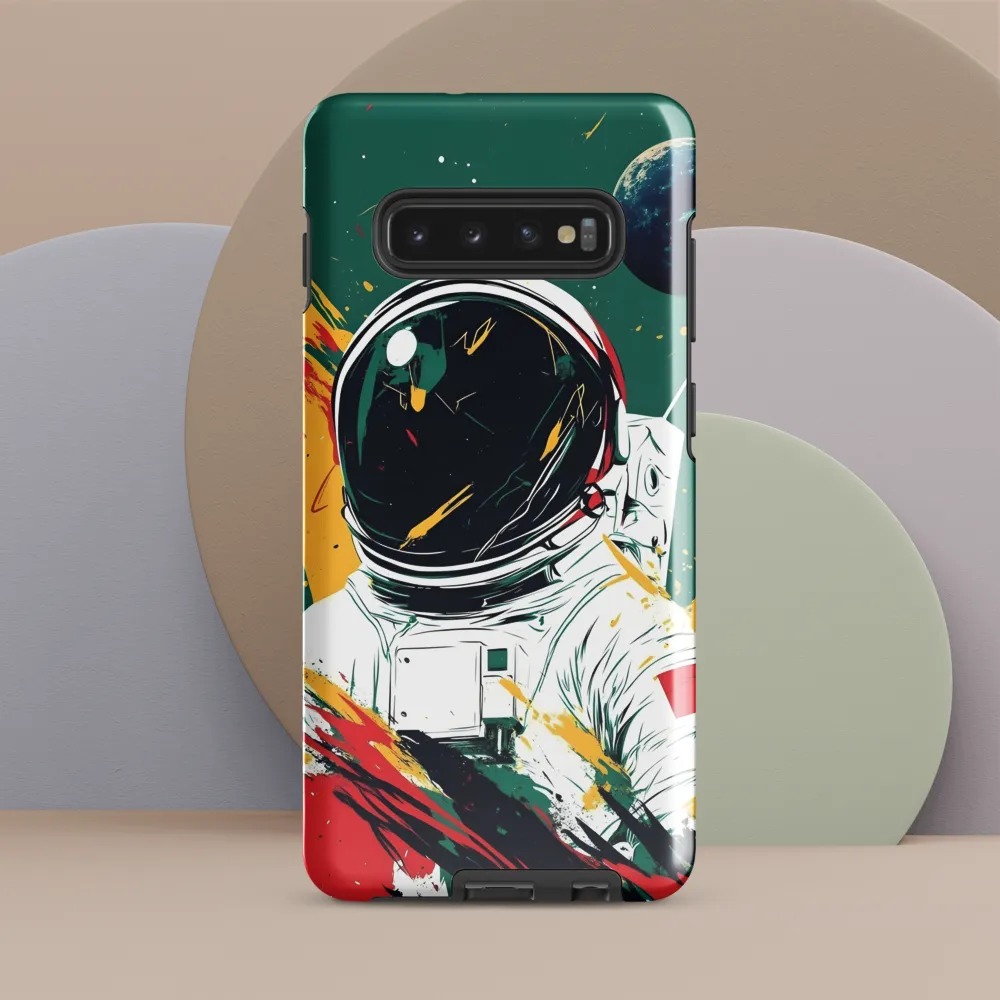 Galactic Explorer: A Modern Odyssey | Phone Case |  S10 Plus | Tough Case | Glossy