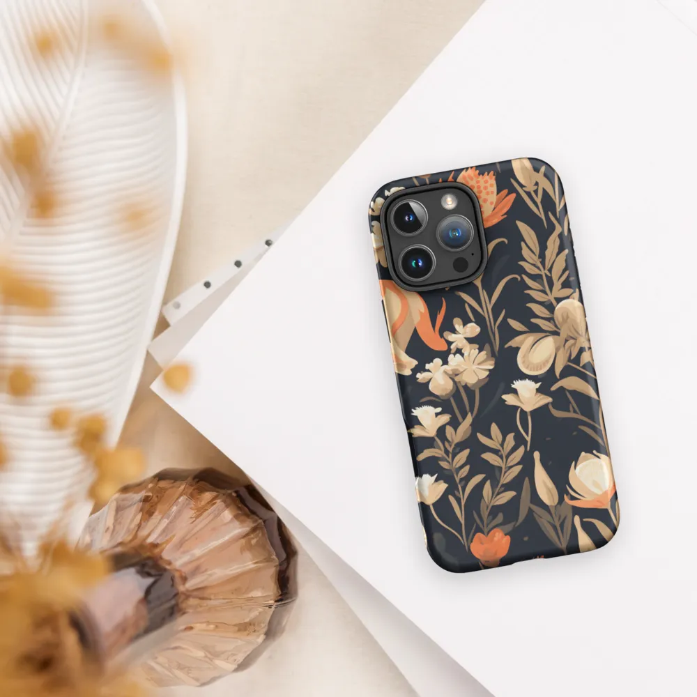 Floral Harmony: A Dance in the Dark