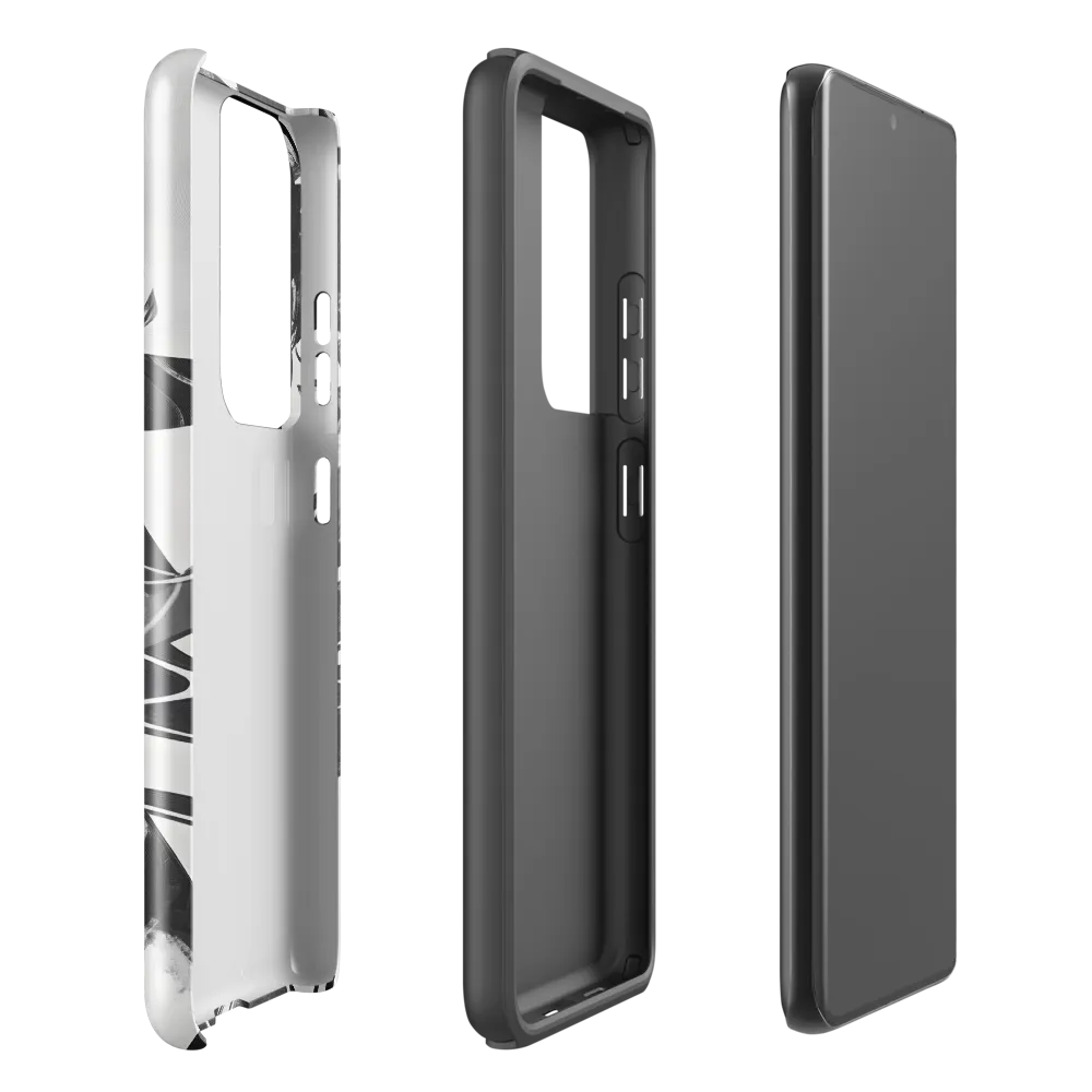 Fluid Grace: The Dance of Shadows | Phone Case |  S21 Ultra | Tough Case | Glossy