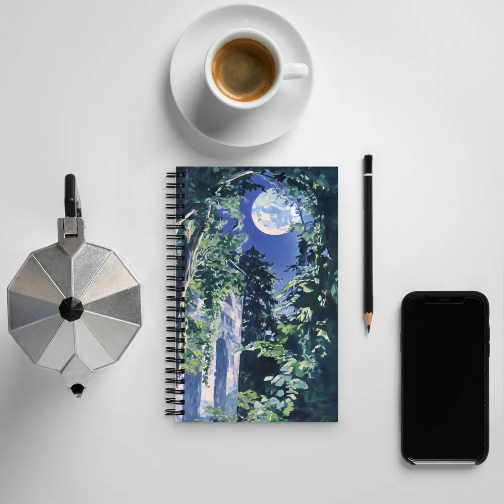 Moonlit Serenity | Spiral Notebook