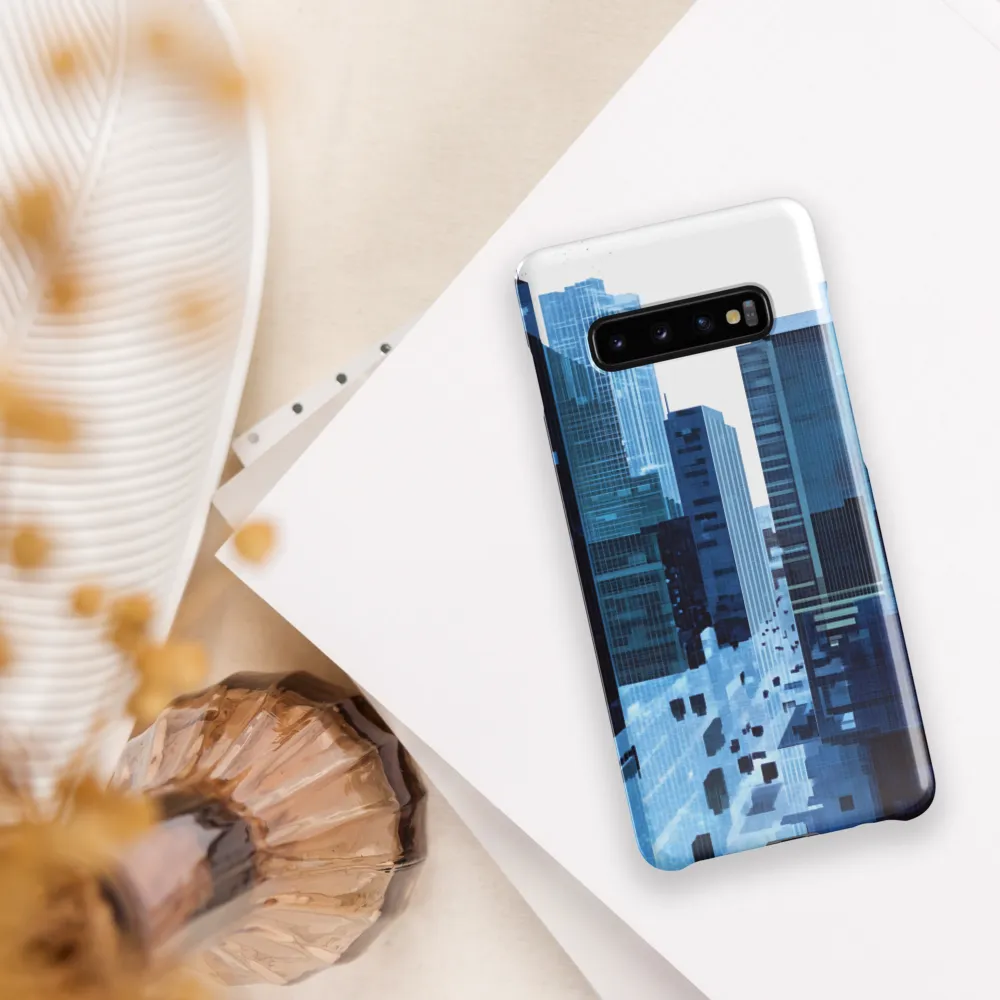 Urban Harmony: A Digital Daydream | Phone Case |  S10 Plus | Snap Case | Glossy