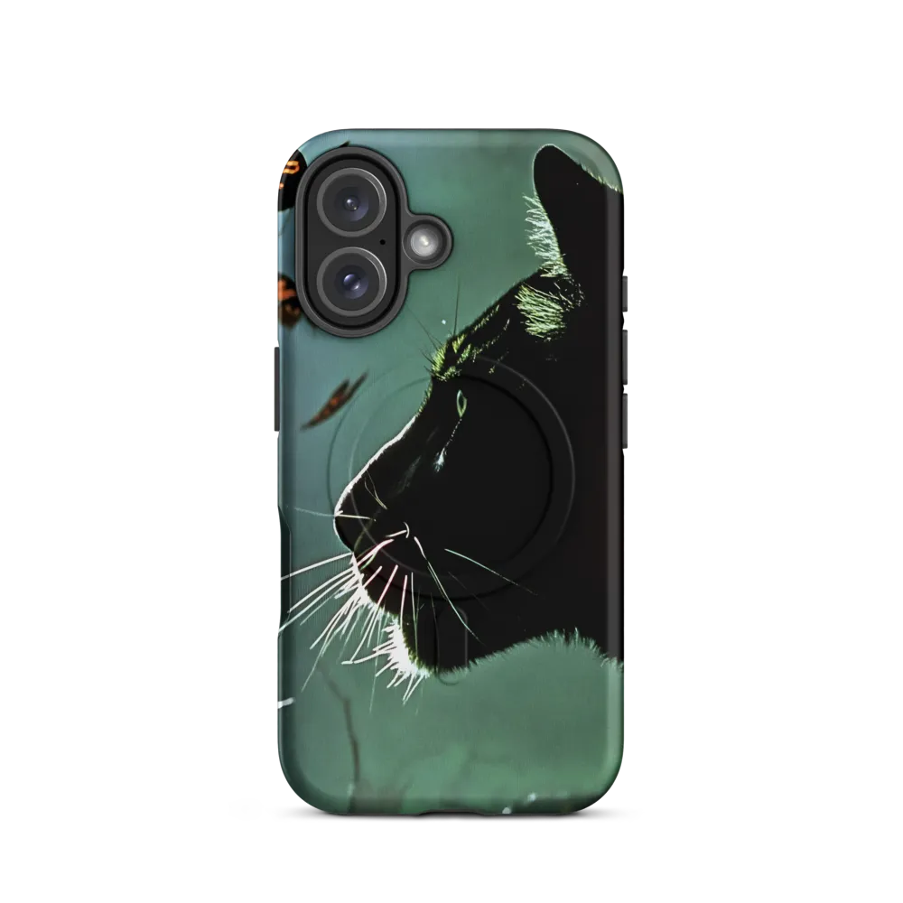Mystical Encounter: Cat and Butterflies
