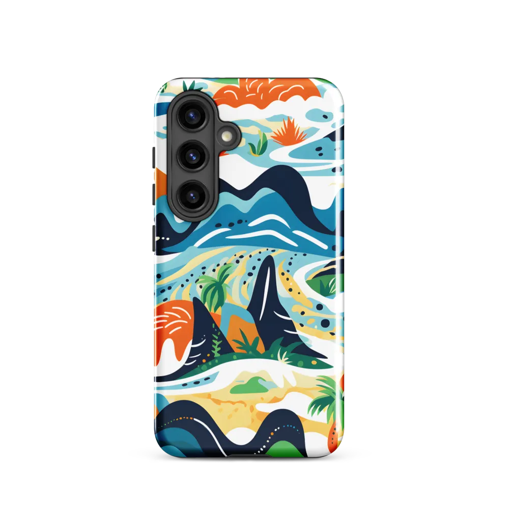 Abstract Tropical Landscape