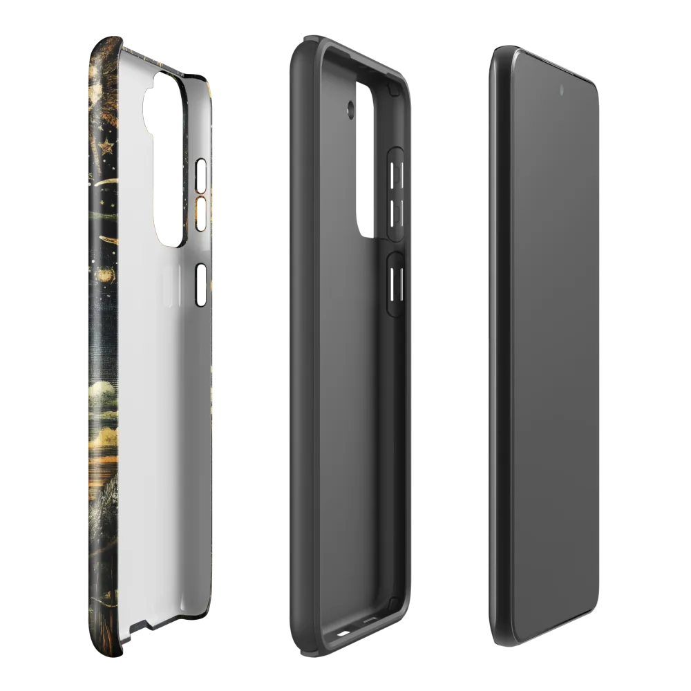 Cosmic Curiosity: A Journey Beyond Earth | Phone Case |  S21 Plus | Tough Case | Glossy