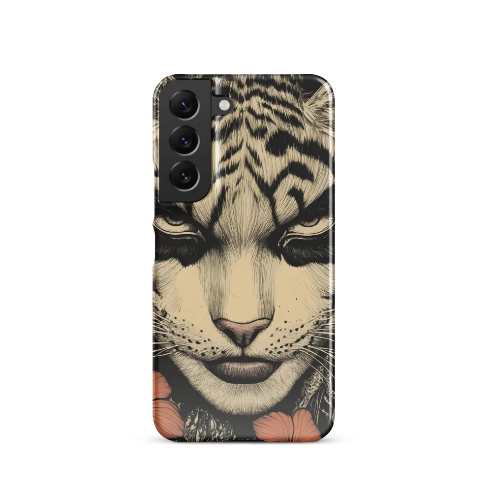 Feline Majesty: The Human-Leopard Connection | Phone Case |  S22 | Snap Case | Glossy