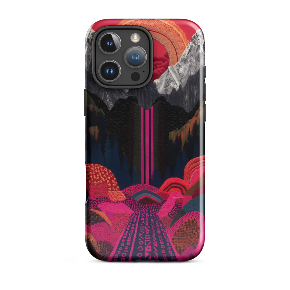 Ethereal Cascade: A Surreal Landscape