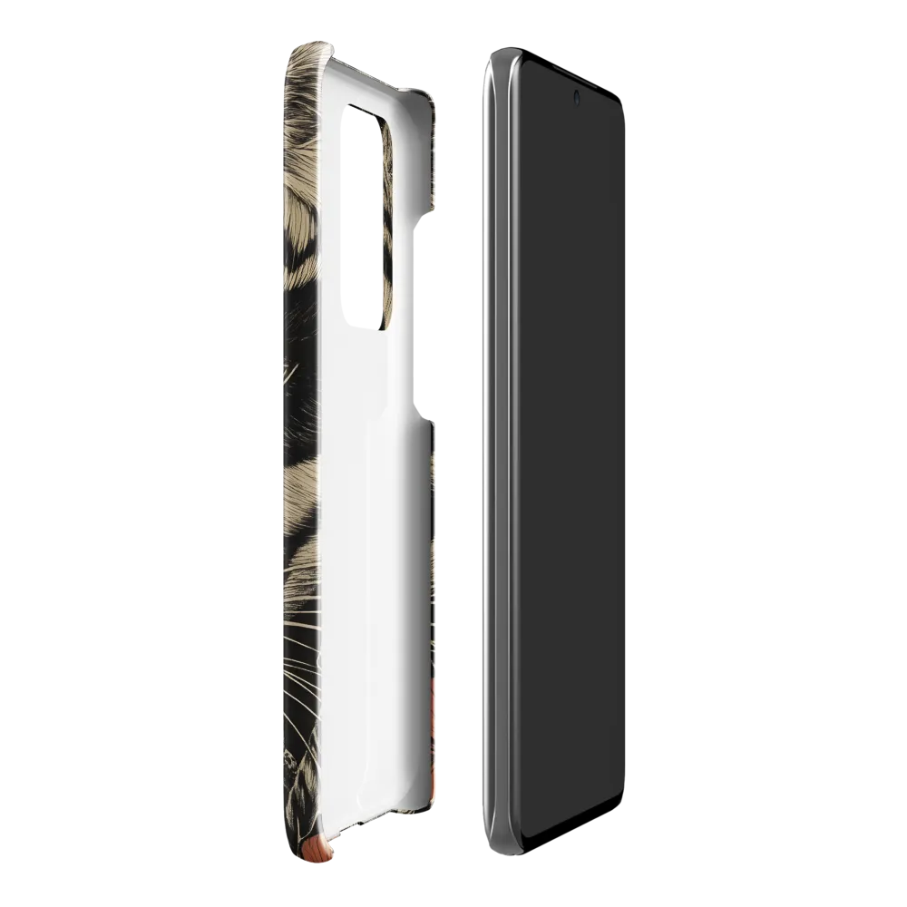 Feline Majesty: The Human-Leopard Connection | Phone Case |  S20 Ultra | Snap Case | Glossy