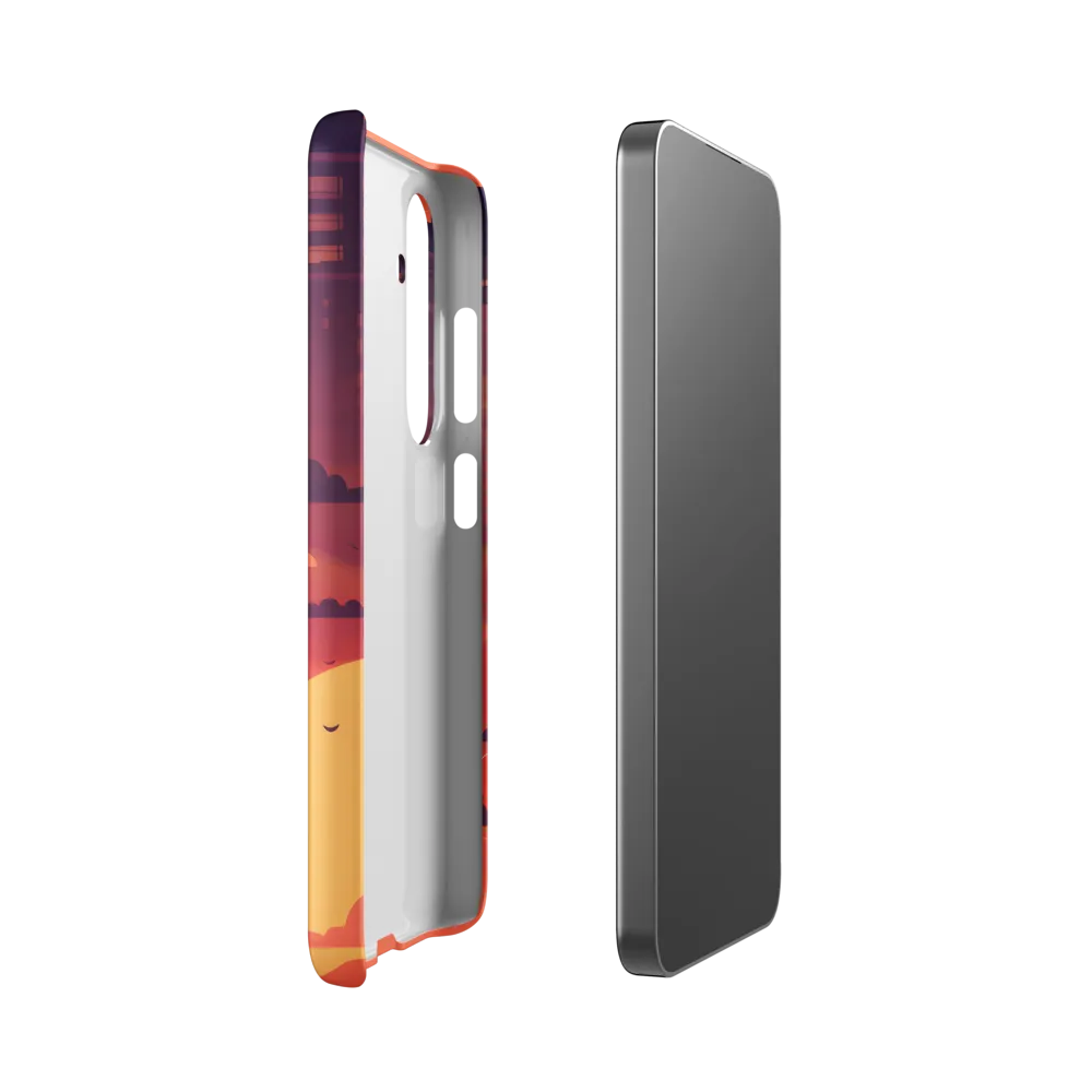 Urban Dusk: A Symphony of Cityscapes | Phone Case |  S24 | Snap Case | Matte