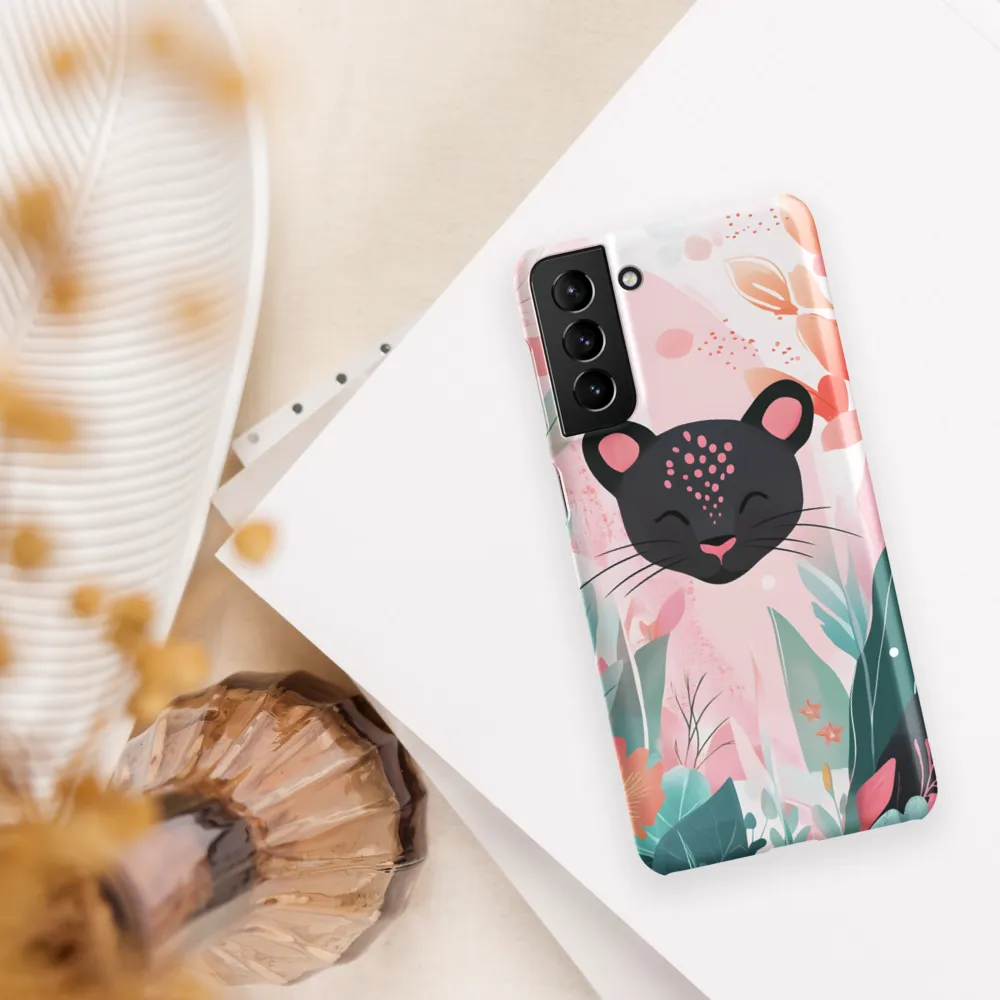 Whimsical Panther in Bloom