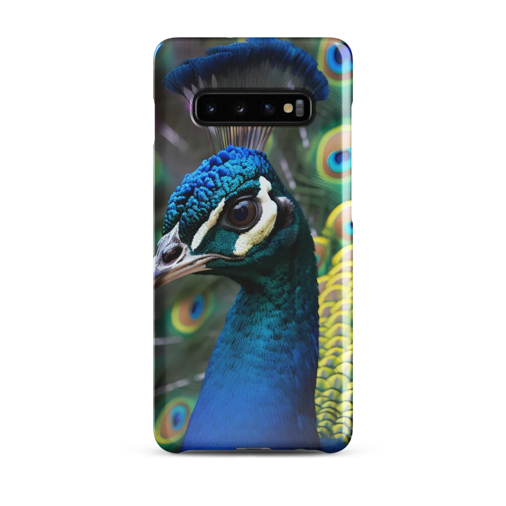 Regal Plumage: The Peacock's Splendor | Phone Case |  S10 Plus | Snap Case | Glossy