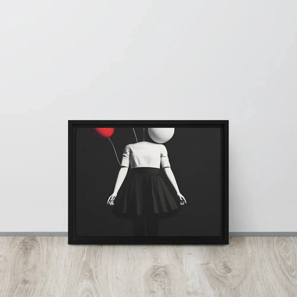 Suspended in Mystery | Canvas with Black Frame | 12″×16″