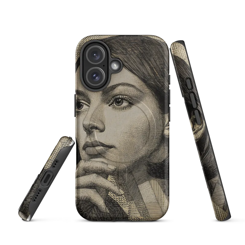 Contemplative Reflection | Phone Case |  16 | MagSafe® Tough Case | Matte