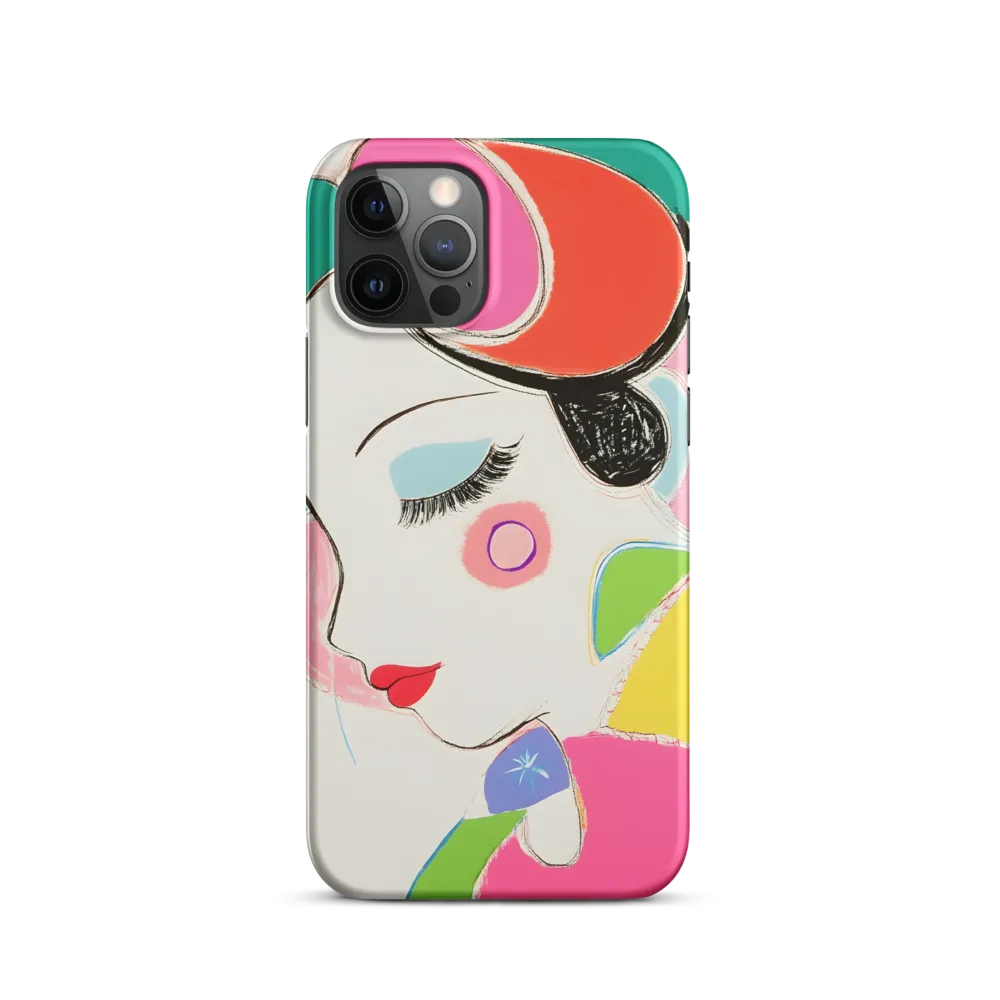 Whimsical Portrait in Colorful Abstraction