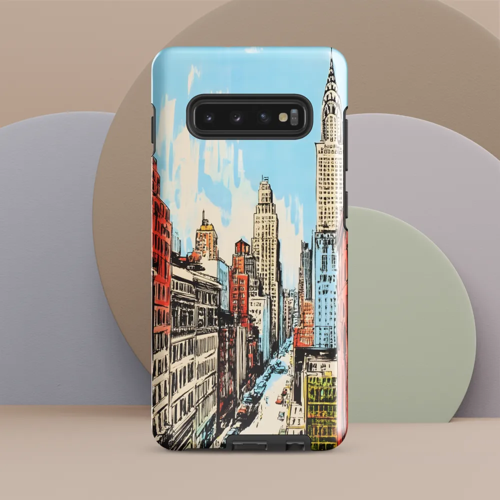 Urban Symphony: A City in Color | Phone Case |  S10 Plus | Tough Case | Glossy