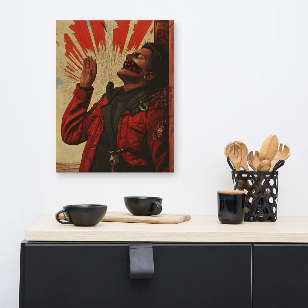 Defiant Echoes of Ruin | Canvas | 16″×20″