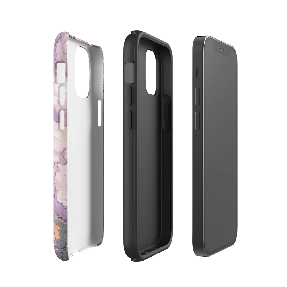 Serenity Over the Coast | Phone Case |  12 mini | Tough Case | Matte