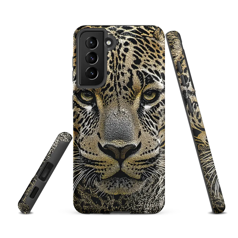 The Majestic Gaze: Portrait of a Leopard