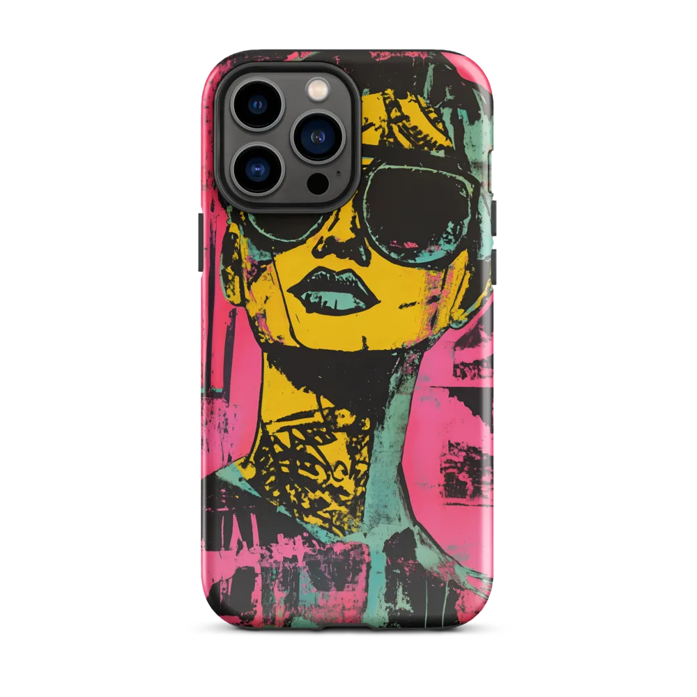 Confident Portrait in Neon Colors