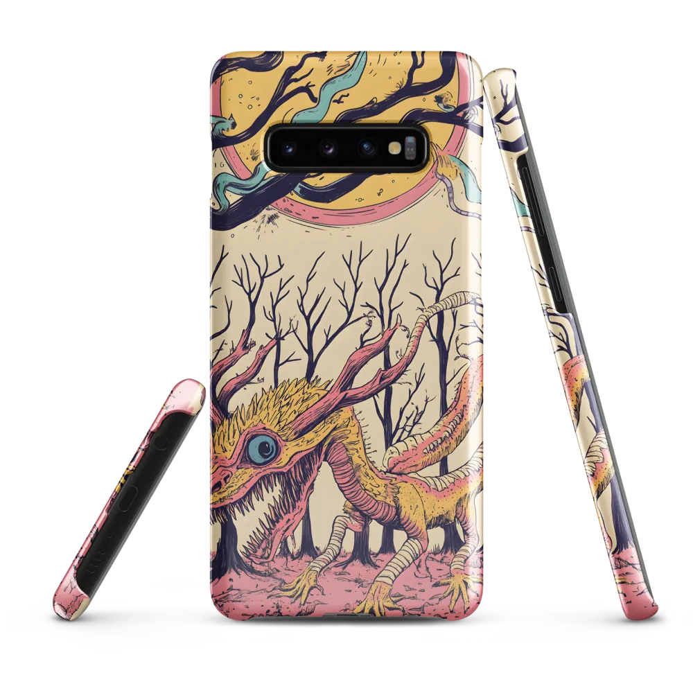 The Enigmatic Dragon of the Desolate Forest | Phone Case |  S10 Plus | Snap Case | Glossy