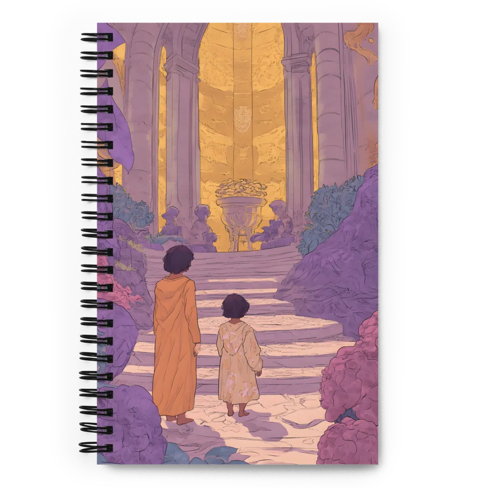 Journey into the Light | Spiral Notebook