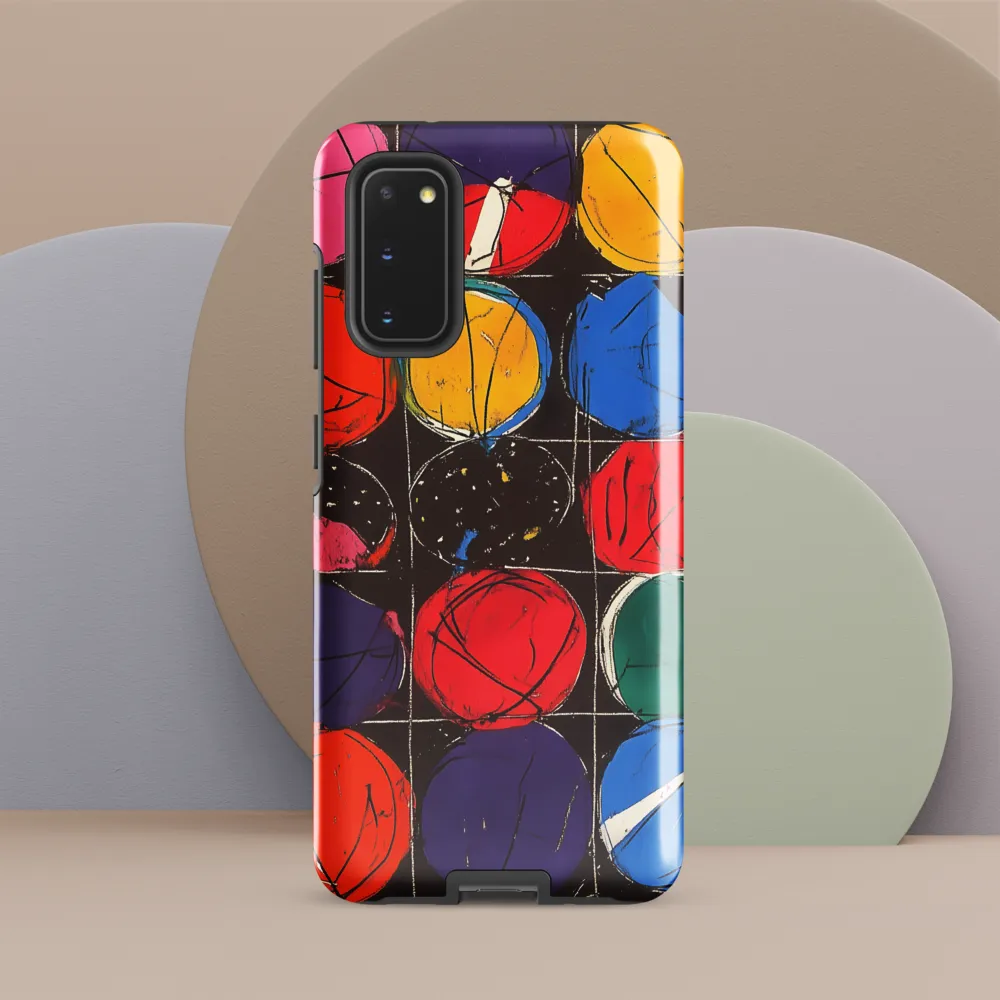 Colorful Circles in Abstract Harmony