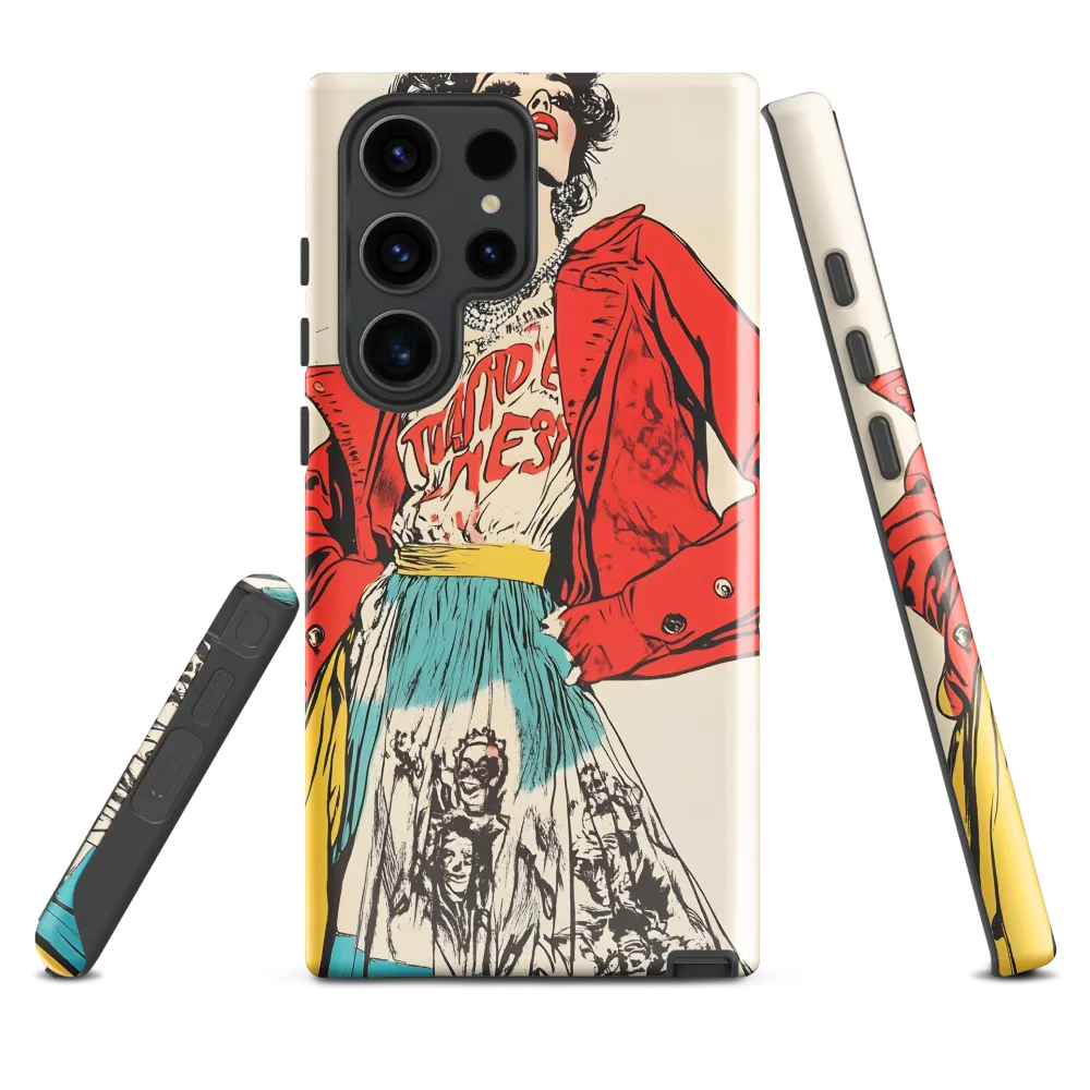 Vibrant Elegance: A Pop Art Fashion Statement