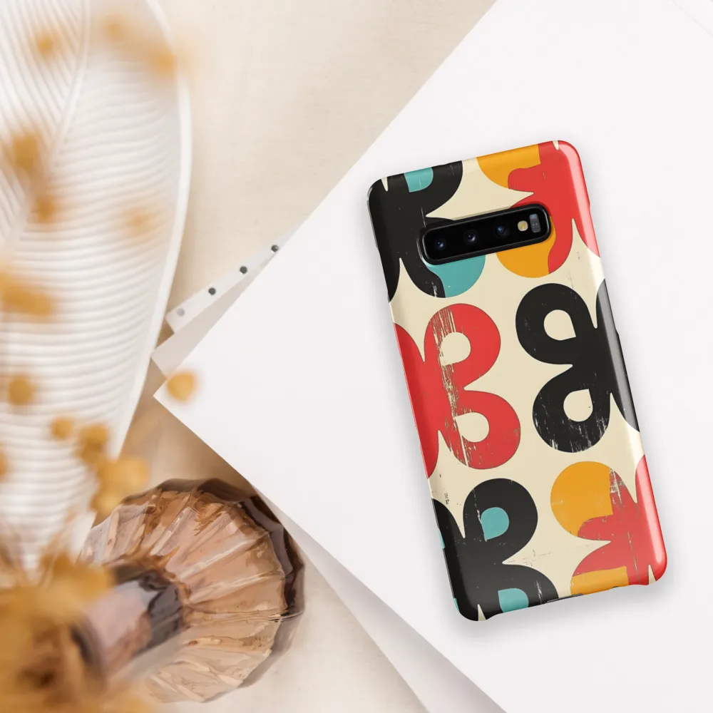 Geometric Playfulness | Phone Case |  S10 Plus | Snap Case | Glossy