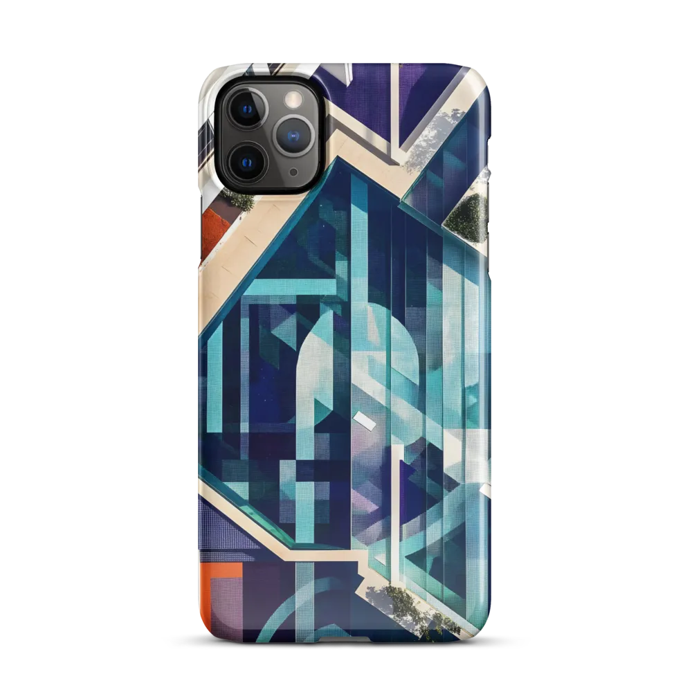 Aerial Harmony: The Geometry of Water | Phone Case |  11 Pro Max | Snap Case | Glossy