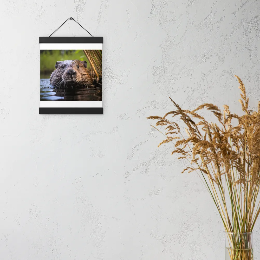 Emergence of the Beaver | Poster With Black Wood Hanger | 8″×10″