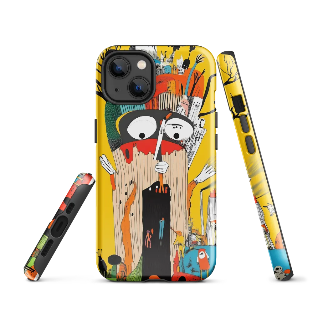 The Whimsical Tree of Imagination | Phone Case |  13 | Tough Case | Glossy