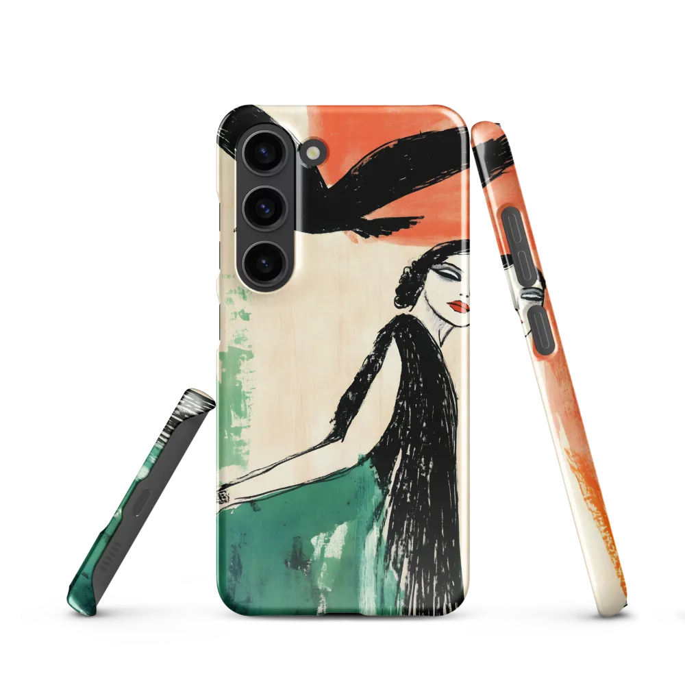 Elegance in Flight | Phone Case |  S23 | Snap Case | Glossy