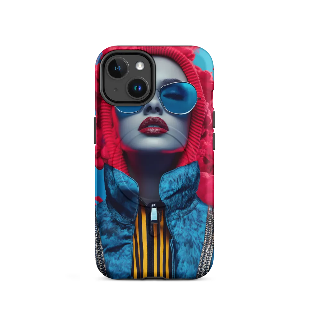 Bold Elegance in Digital Fashion | Phone Case |  14 | MagSafe® Tough Case | Matte
