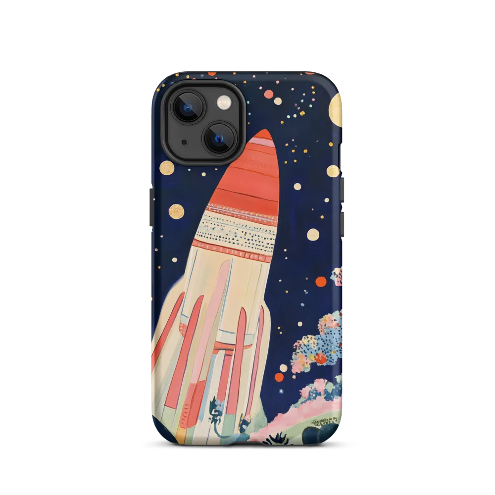 Cosmic Dreams: The Rocket's Journey | Phone Case |  13 | Tough Case | Matte